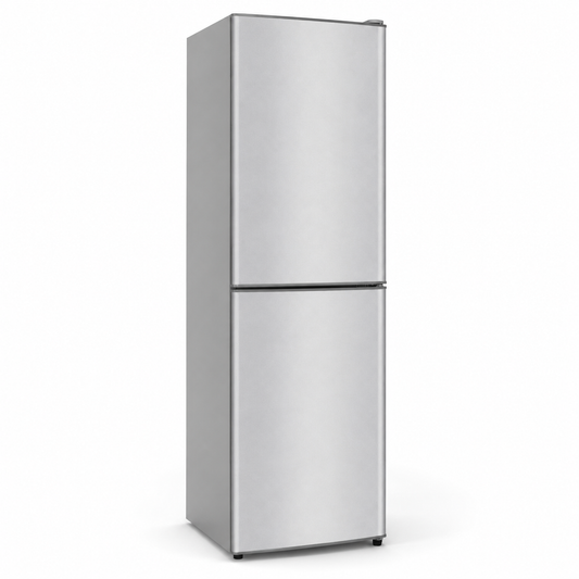 NASCO Réfrigérateur 2 Portes 293L Silver – Économique & Grande Capacité