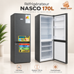 Réfrigérateur Combiné NASCO 170L – SNASD2-250