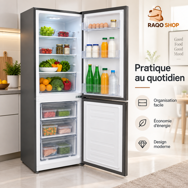 Réfrigérateur Combiné NASCO 170L – SNASD2-250