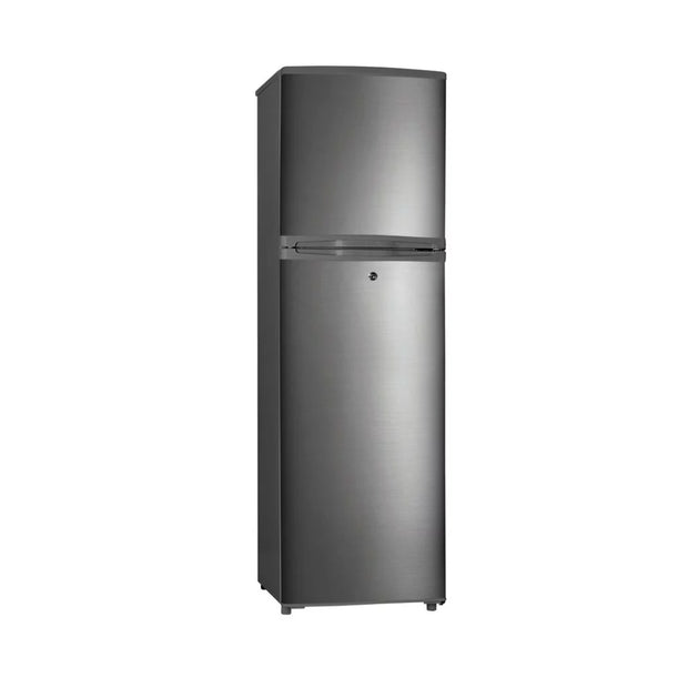 Réfrigérateur NASCO 166L deux portes avec clé. Compact, économique et sécurisé, idéal pour cuisine moderne ou bureau.