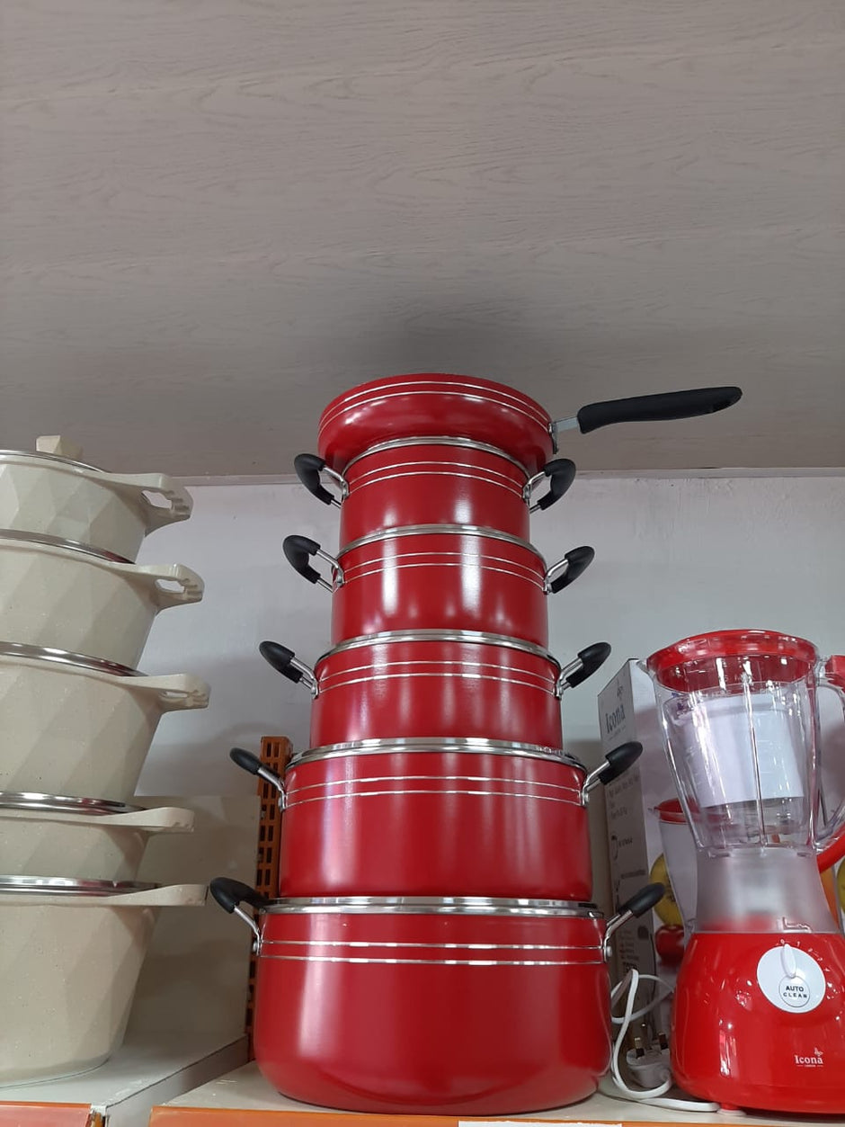Ensemble Casseroles et Poêle – 6 Pièces 