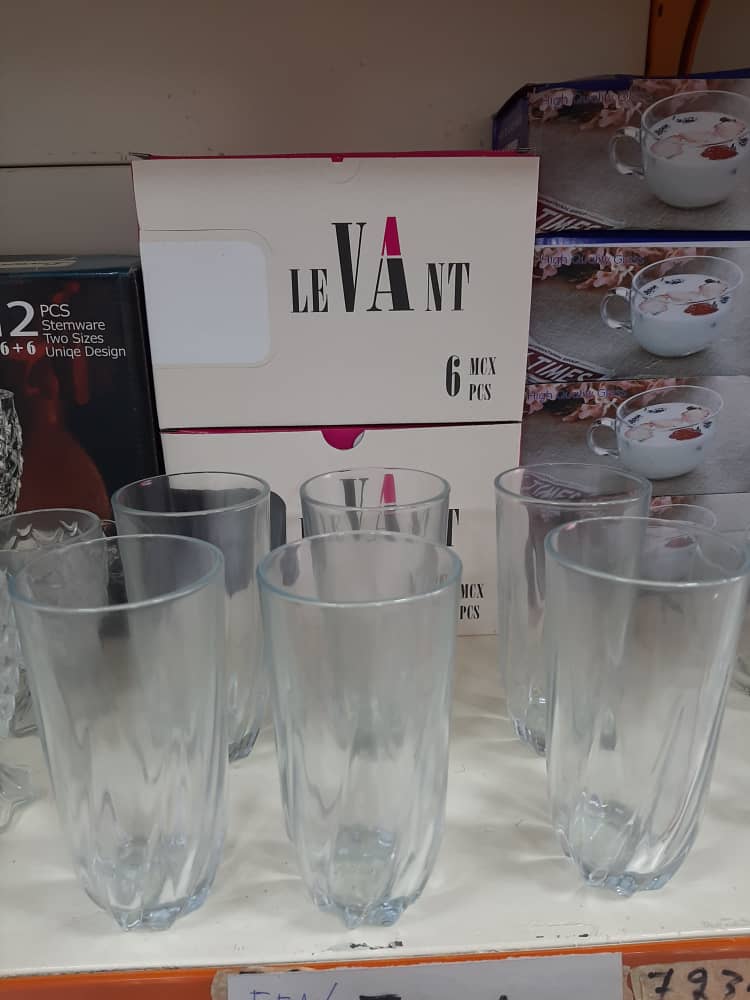 Ensemble de 6 Verres Transparents