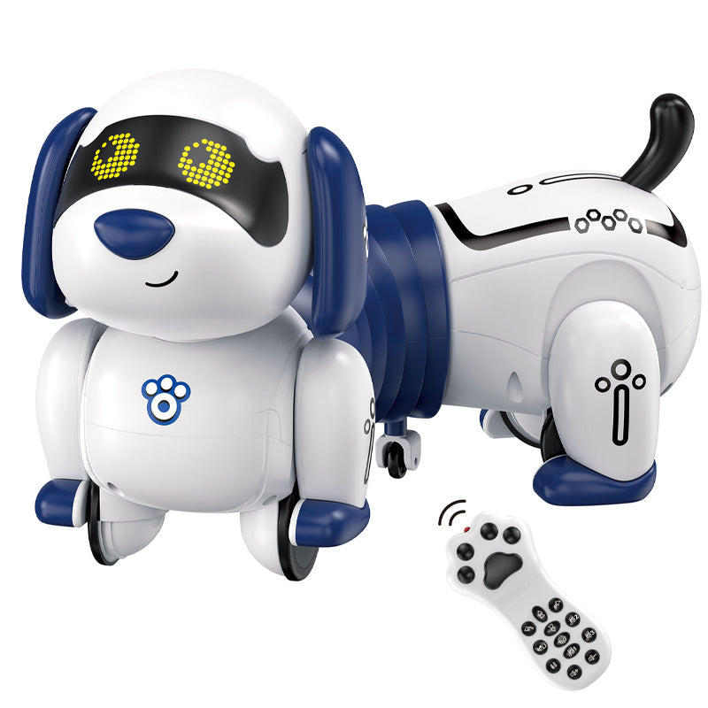 Robot Chien Télécommandé pour Enfants avec Lumières & Musique