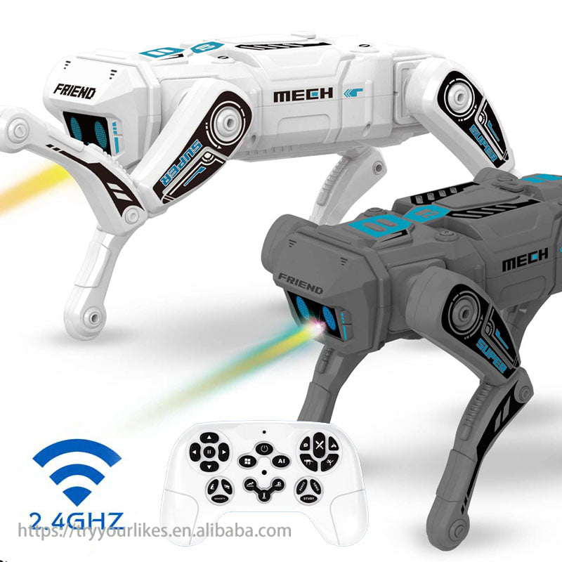 Chien Robot Intelligent– Jouet Éducatif Interactif avec Commande Voix & Mouvement Mécanique | Robot Dog 2026