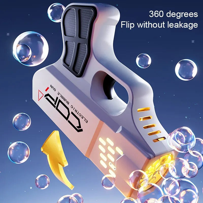 Machine à Bulles Électrique Automatique – Modèle Spacial + 2 Liquides Savon + Batterie Rechargeable