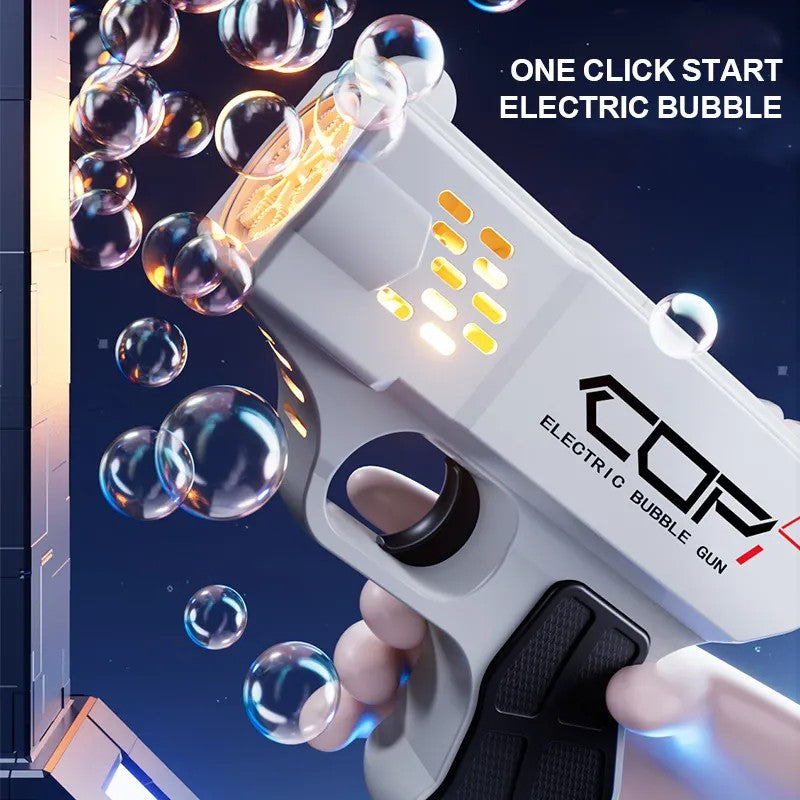 Machine à Bulles Électrique Automatique – Modèle Spacial + 2 Liquides Savon + Batterie Rechargeable