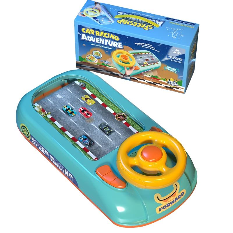 Jeu stimulateur de Course Automobile Interactif – Jouet Volant Éducatif pour Enfants | Apprentissage & Fun