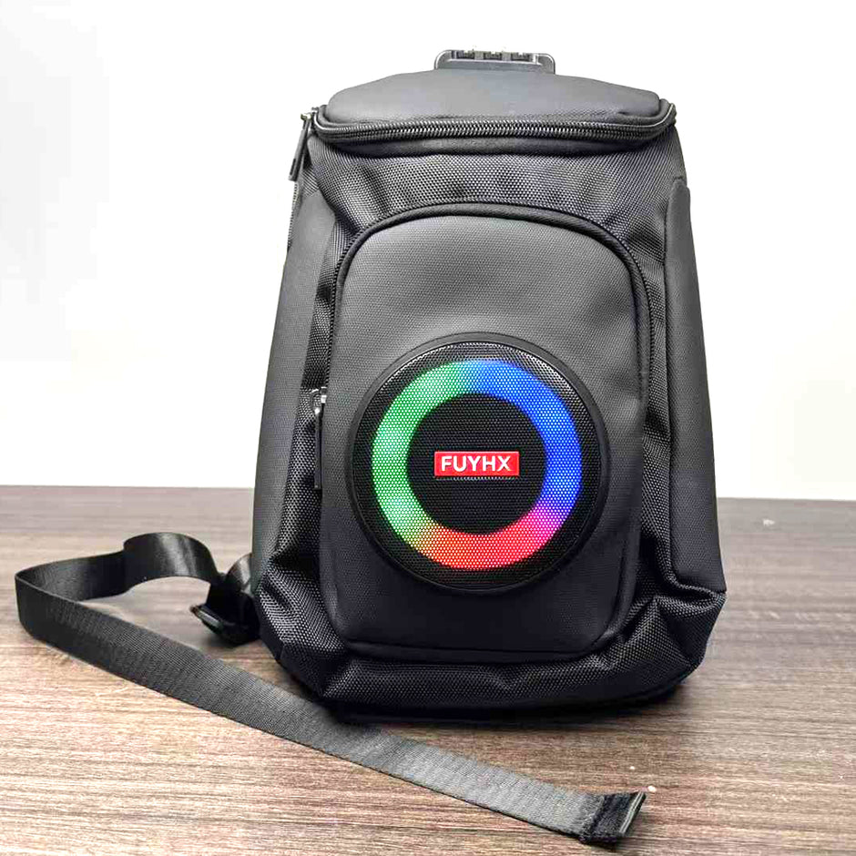 Sac Bandoulière Rechargeable avec Haut-Parleur Bluetooth 🔊 | Enceinte Portable USB TF FM 🎵 avec Mot de Passe Sécurisé 🔐