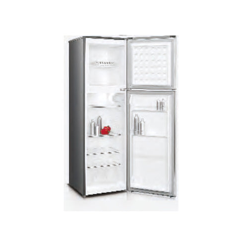 Intérieur du réfrigérateur NASCO 166L 2 Portes avec Clé