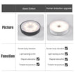 Lampe LED Rechargeable Sans Fil avec Détecteur de Mouvement noir et blanc
