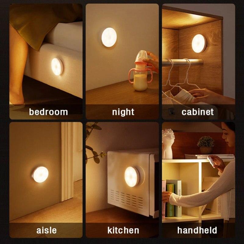 Lampe LED Rechargeable Sans Fil avec Détecteur de Mouvement dans différents endroit