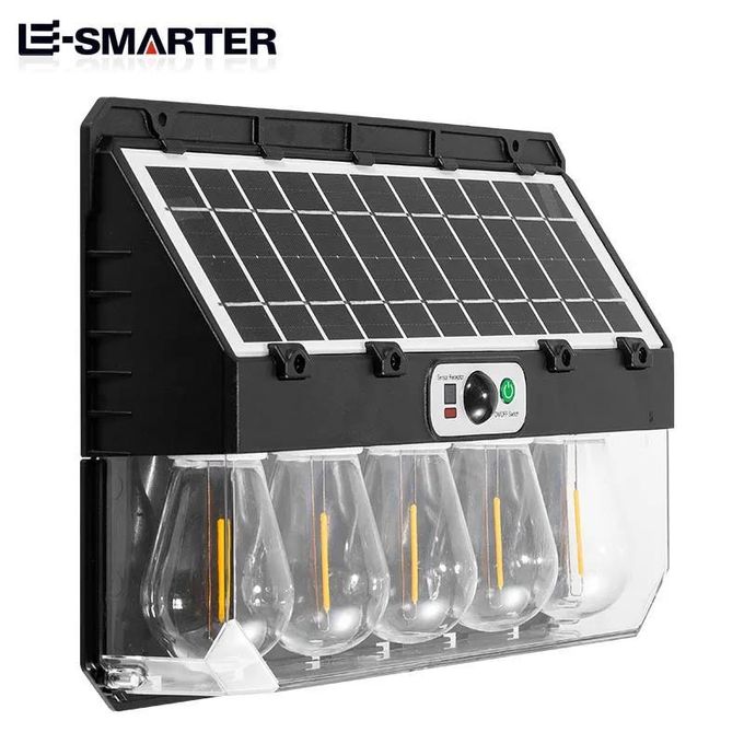 Applique Murale Solaire LED avec Détecteur de Mouvement vue de profil