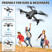 Mini Drone Pliable avec Caméra HD, Application & Sac  en hauteur
