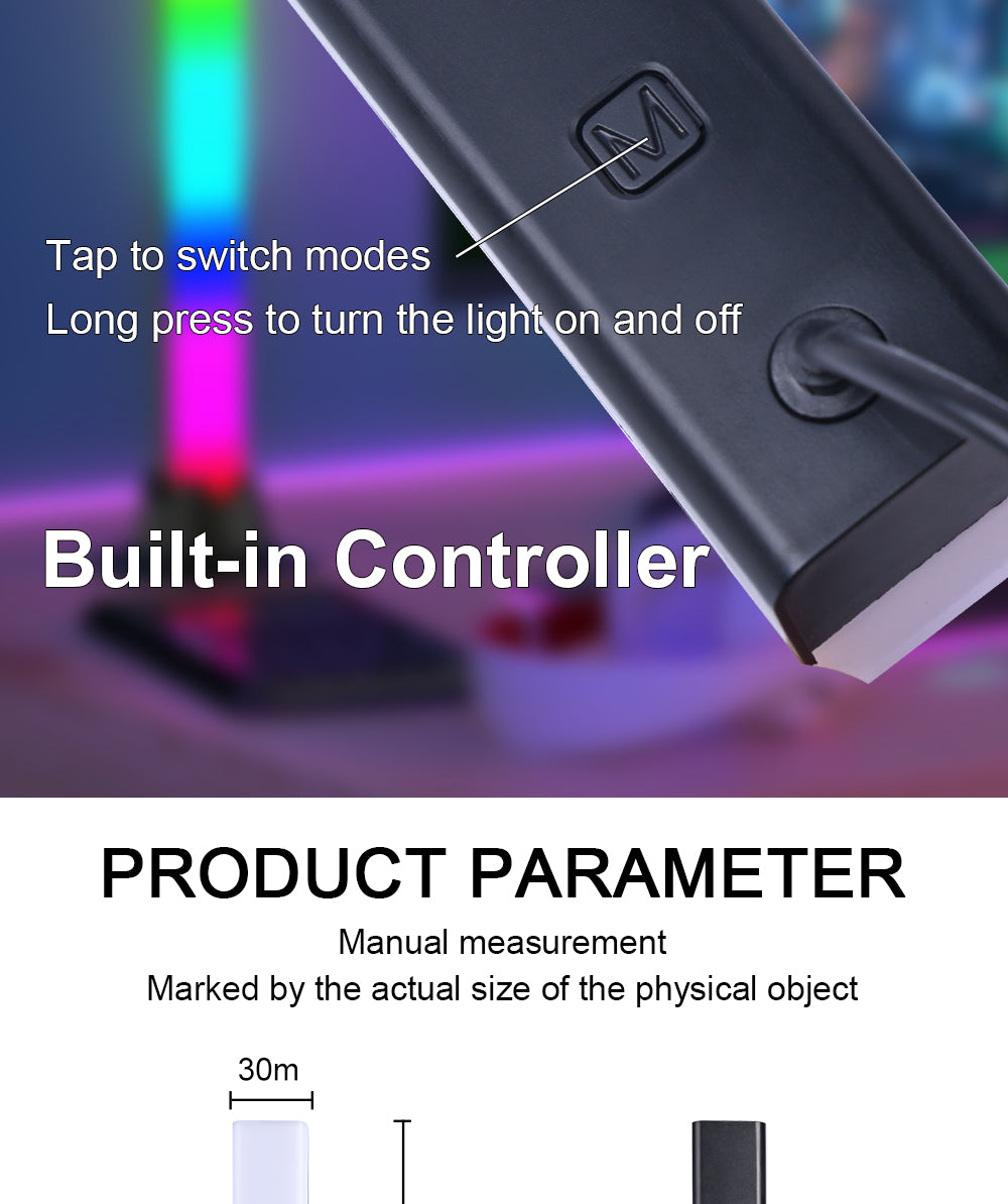 Barre lumineuse LED de bureau intelligent