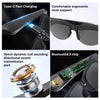 Lunettes Bluetooth Intelligentes avec Écouteurs Intégrés, Musique & Appels Mains Libres – Version Bluetooth Imperméable
