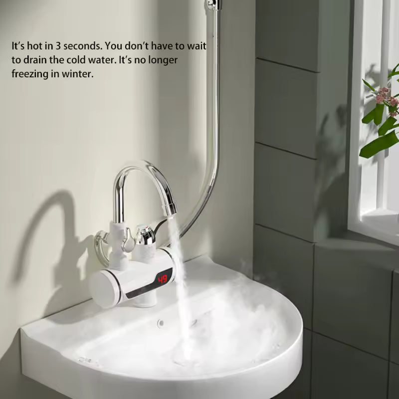 🛁 Chauffe-Eau Instantané  Multifunction– Robinet Électrique Et Douche