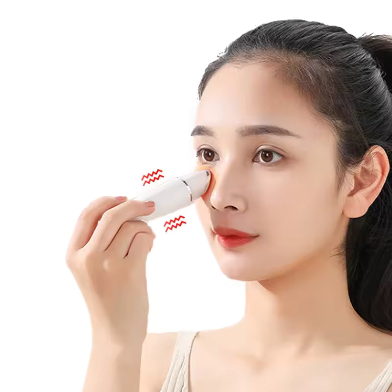 Stylo de Beauté Thermique pour Yeux – Anti-Cernes, Anti-Rides, Massage Vibrant, Soin Contour des Yeux