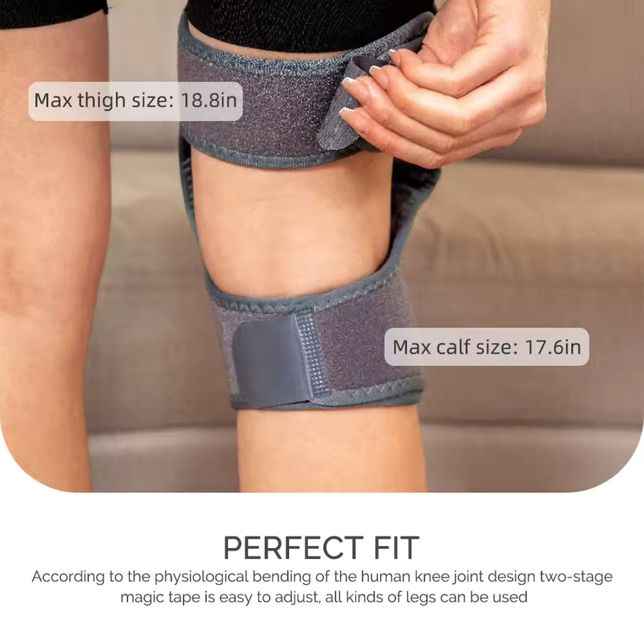 Orthèse Multifonctions Genou,coude Électrique Chauffante avec Vibration – Massage Intelligent & Soutien Articulaire