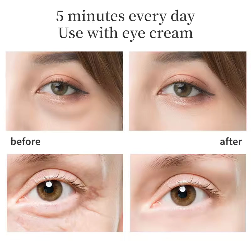 Stylo de Beauté Thermique pour Yeux – Anti-Cernes, Anti-Rides, Massage Vibrant, Soin Contour des Yeux