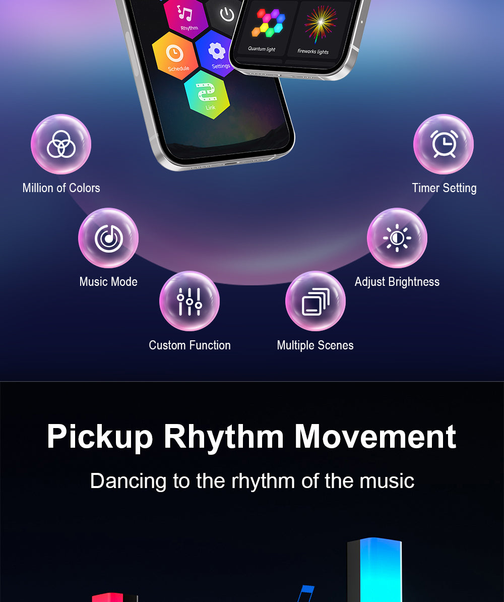 Barre lumineuse LED de bureau intelligent