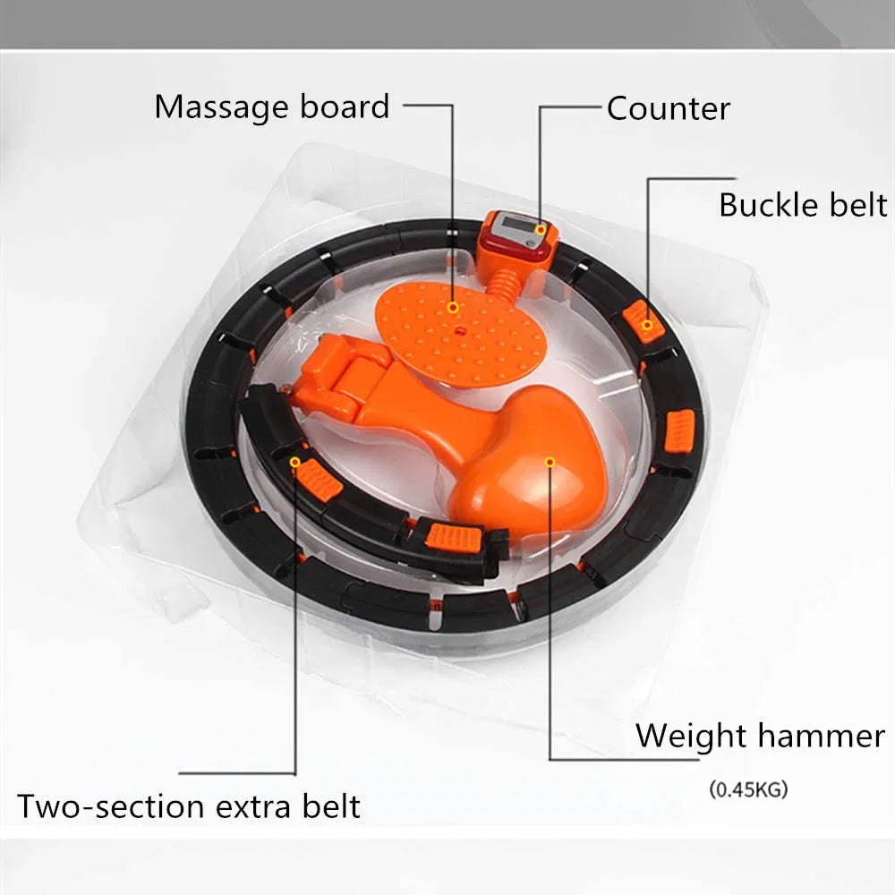 Cerceau Intelligent de Fitness Bluetooh Musique – Hula Hoop Ajustable pour Adultes – Perte de Poids & Taille Fine