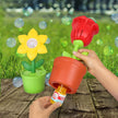 Souffleur de Bulles Rose pour Enfants en action