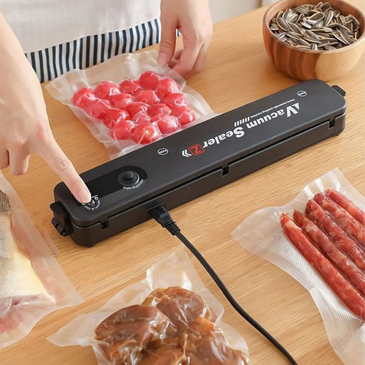 machine à emballer                                                                     pour la conservation des aliments