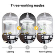 Ventilateur de plafond LED en action