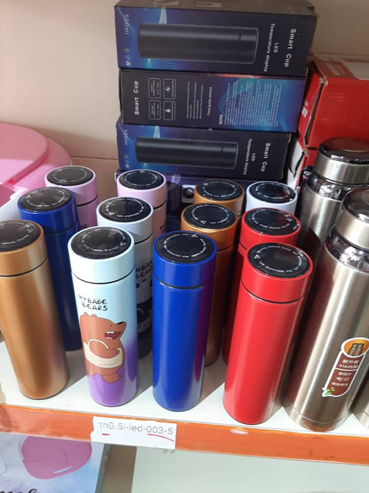 thermos 500ml led temperature