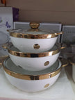 soupiere porcelaine series de 3