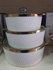 soupiere porcelaine series de 3