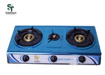 cuisniere 3 feu inox lourd -GUARANTIE 12 MOIS