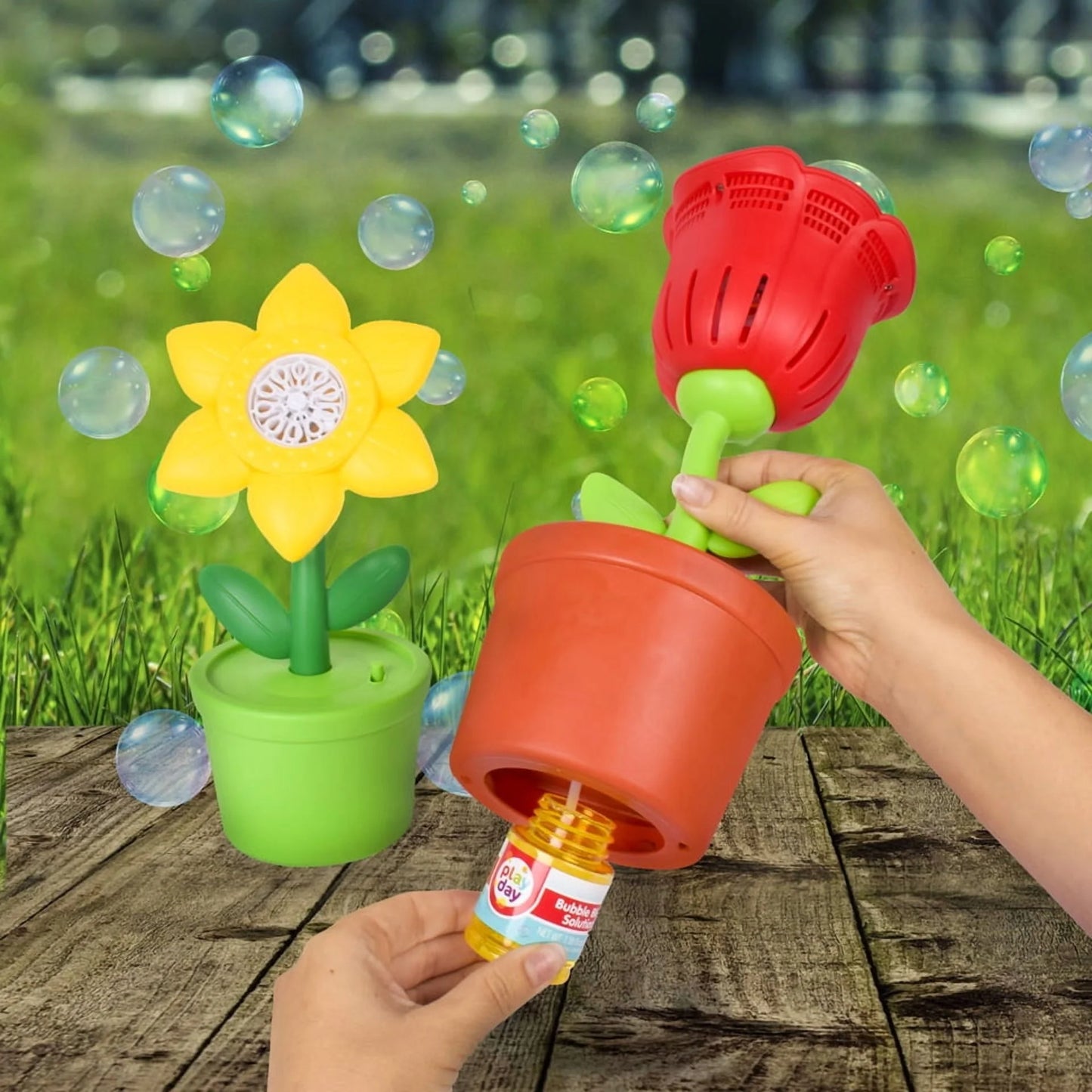 🌹 Nouveau Rose Bubble Blower – Pluie de Bulles Magiques! ✨