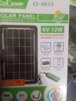🔆 Panneau Solaire de Recharge Mobile 6V 12W – CClamp CL-0612