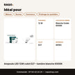Ampoule LED 12W culot E27 – lumière blanche 6500K | Akko Star - RAQO