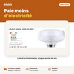 Ampoule LED 30W culot B22 baïonnette – lumière blanche 6500K | Akko Star - RAQO