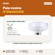 Ampoule LED 50W culot B22 baïonnette – lumière blanche 6500K | Akko Star - RAQO