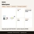 Ampoule spot LED 7W GU10 – lumière blanche 6500K | Akko Star - RAQO
