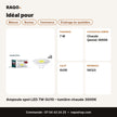 Ampoule spot LED 7W GU10 – lumière chaude 3000K | Akko Star - RAQO