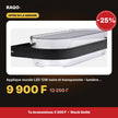 Applique murale LED 12W noire et transparente – lumière blanche 6500K | Akko Star - RAQO