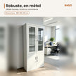 Armoire métallique WS-01A – 180×85×40 cm - RAQO