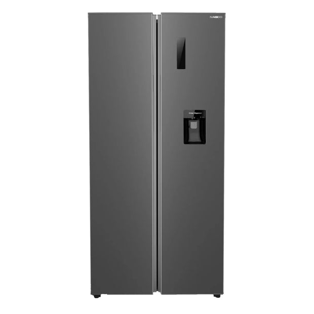 NASCO Réfrigérateur Américain 425L – Distributeur d’Eau & Fast Cooling – SNASF2-62,V1WD