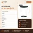 Blender Mixeur iLUX – 300 W – 1,5 L - RAQO (fiche technique)