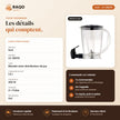 Blender Mixeur iLUX – 300 W – 1,5 L - RAQO (fiche technique)