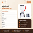 Blender Mixeur iLUX – 300 W – 1,5 L - RAQO (fiche technique)