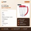 Blender Mixeur iLUX – 350 W – 1,5 L - RAQO (fiche technique)