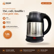 Bouilloire Électrique iLUX – 1500 W – 1,8 L - RAQO