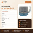 Bouilloire Électrique iLUX – 1500 W – 1,8 L - RAQO (fiche technique)