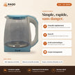 Bouilloire Électrique iLUX – 1500 W – 1,8 L - RAQO (points forts)