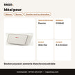 Bouton poussoir sonnerie étanche encastrable | Akko Star - RAQO